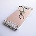 Galaxy J6 2018 Mirror Case for Women, DMaos Sparkly Diamond with Ring Kickstand Soft Cover, Cute for Samsung Ultra Thin Case with Stand Holder, Colorful Rhinestone Slim (J6 2018, Rose Gold)