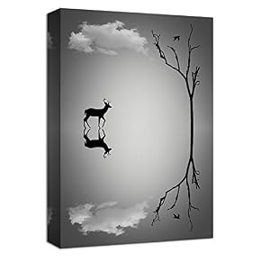 Lonely Animal Painting Artwork for Home Framed