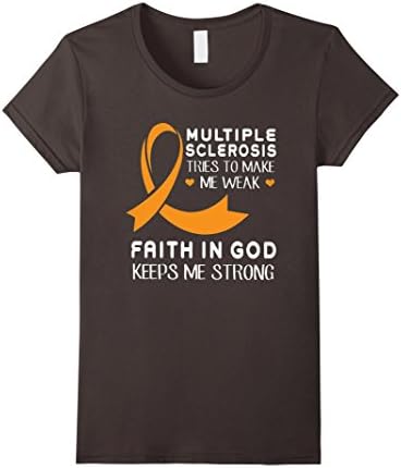 Womens Multiple Sclerosis Shirts for Men and Women - Cotton XL Asphalt