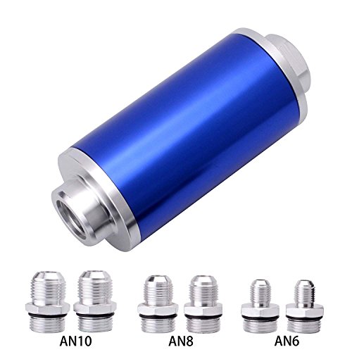EVIL ENERGY Fuel Filter 6AN 8AN 10AN Adapter Universal 58MM