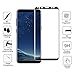 JookAir Samsung Galaxy S8 Plus [2 Pack] Screen Protector 3D Curved Tempered [Anti-Bubble][9H Hardness][HD Clear][Anti-Scratch][Case Friendly] Glass Screen Film for Samsung Galaxy S8 Plus Black