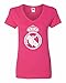 SMARTZONE FC Real Madrid Shirt Cristiano Ronaldo Women's V-Neck Tshirt