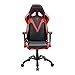 DXRacer Valkyrie Series OH/VB03/NR Racing Seat Office Chair Gaming Ergonomic Adjustable Computer Chair with - Included Head and Lumbar Support Pillows (Black/Red)