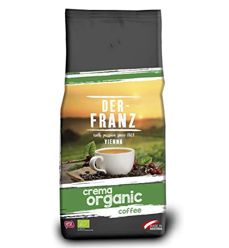Der-Franz Crema-Bio-Kaffee UTZ, ganze Bohne, 1000 g