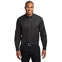 Port Authority Long Sleeve Easy Care Shirt, Black, L