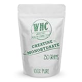 Micronized Creatine Monohydrate Powder 250g (84 Servings) | Workout Enhancer | Builds Lean Muscle | Increase Mental And Physical Energy | Reduces Fatigue