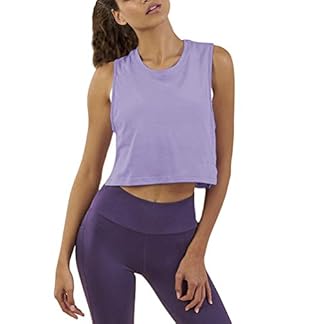Mippo Women's Workout Crop Top – Breathable Mesh Back, Ideal for Gym, Yoga, and Fitness