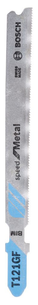 Bosch Professional 3x Jigsaw Blade T 121 GF Speed for Metal (for Steel sheets, Accessories Jigsaw)