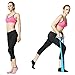 4 Pairs Non Slip Skid Yoga Pilates Socks with Grips Barre Cotton for Women (Pink, Black, White, Grey)