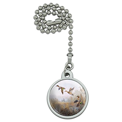 GRAPHICS & MORE Green-Winged Teal Ducks Taking Flight Hunters Hunting Ceiling Fan and Light Pull Chain