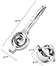 Beaumont Kitchenware Top Rated Stainless Steel Zinc Alloy Jumbo Lemon Juicer | High Quality Never Rust or Chip | Top Quality Heavy Duty Construction | Cleans Easily Dishwasher Safe