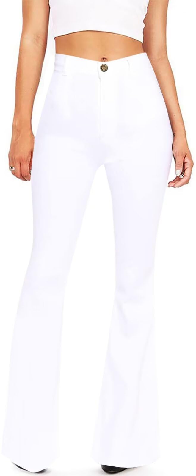 Ladies Bell Pant - White main image 0