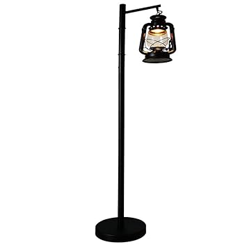 Amazon Com Zjztd Floor Lamp Vintage Wrought Iron Lantern
