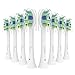 Brush Heads Replacement, Compatible with Philips Sonicare 2 Series,ProtectiveClean,Essence+,DiamondClean,HealthyWhite,FlexCare,EasyClean, PowerUp Electric Toothbrush,8 Pack by Bernito