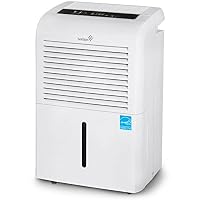 Ivation 70 Pint Energy Star Dehumidifier with Pump, Large Capacity Compressor for Spaces Up To 4,500 Sq Ft, Includes Programmable Humidity, Hose Connector, Auto Shutoff and Restart and Washable Filter