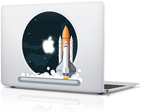 Macbook Pro 13 inch Plastic Matte Hard Case, Rocket Design, ONLY Compatible with the Macbook model number A1706/A1708