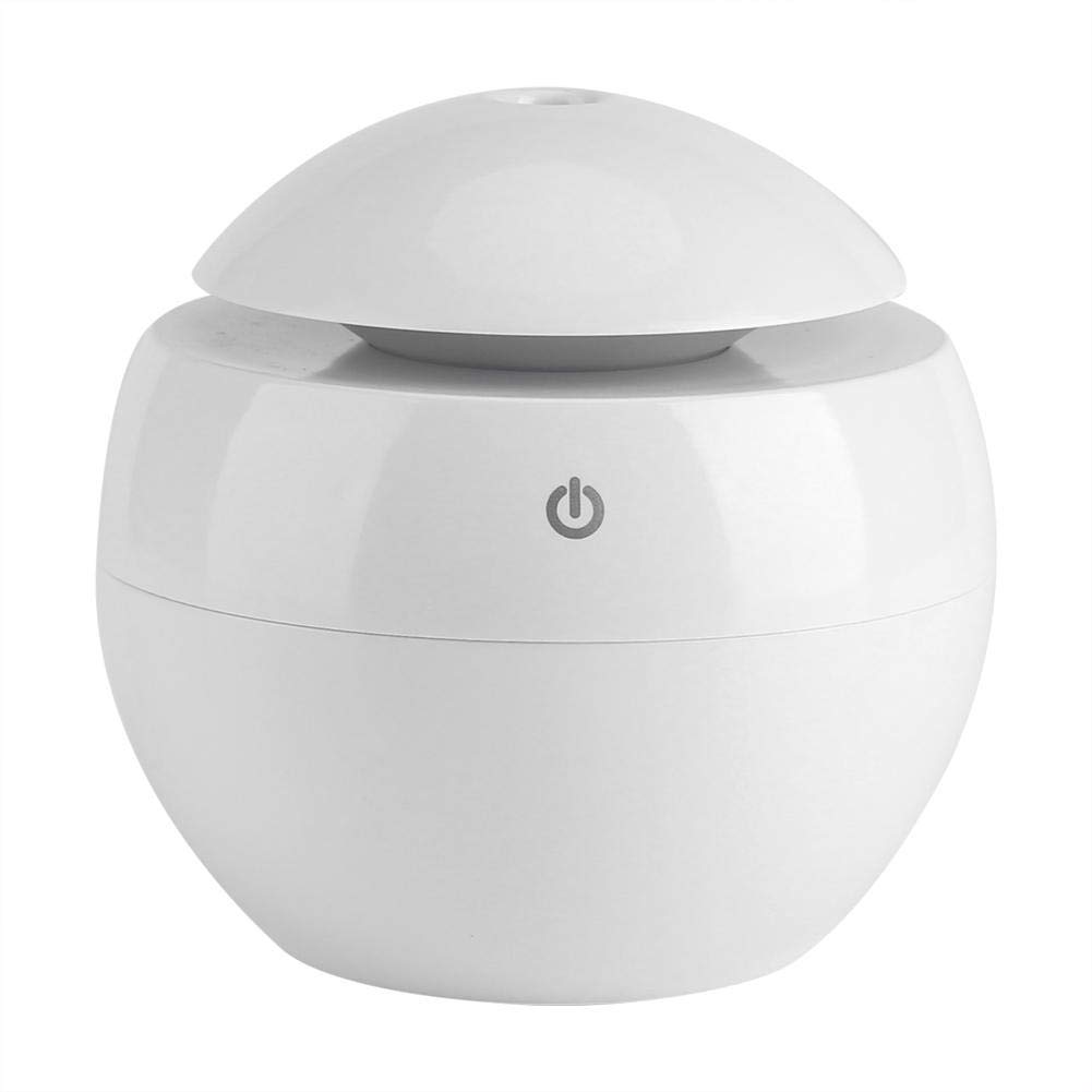 Essential Oil Diffuser 130 ml, Ultrasonic Diffuser Portable Air Humidifier for Spa Massage Yoga Salon or Office (White)