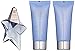 Thierry Mugler Angel 4 Piece Gift Set (0.85oz EDP Spray, 3.4 Oz Body Lotion, 3.4 Oz Shower Gel, Bag)
