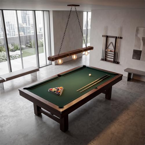 Lustre de Teto Luminária Pendente Caibro Madeira Rústica e Sisal - 3 Bocais E-27 (90cm) Bivolt - Área Gourmet e Churrasqueira - Corrente Anti-Ferrugem