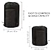 Geertop Bluefield Lightweight Compression Nylon Sleeping Bag Compression Sack for Outdoor Camping (Black)thumb 4