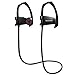 Bluetooth Headphones,Wireless Earbuds FEECHAGIER UQ9 V4.1 Lightweight Heavy Bass Noise Canceling/Isolation with Microphones Flat Cord Stereo Headset Earphones For Running & Gym Black Dark