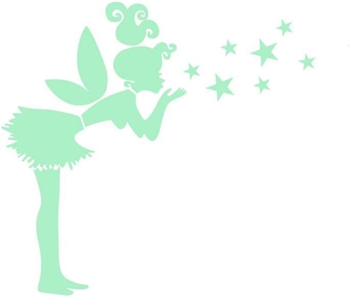Smilelane Creative Wall Decorative Skin Sticker Glow in the Dark, Art Mural Baby Nursery Room - Angel Star