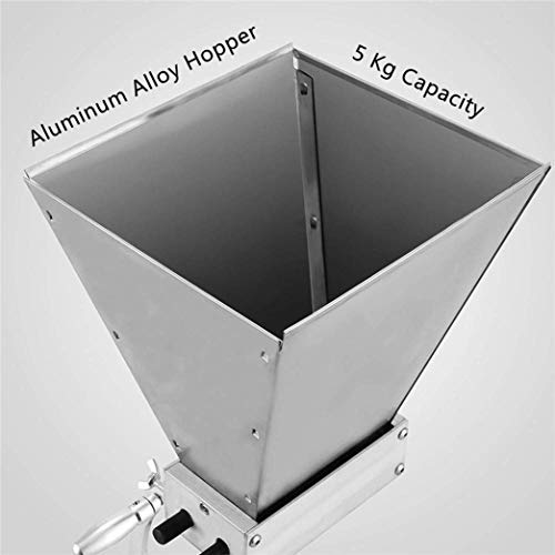 Vogvigo Manual Malt Miller 2 Roller Grain Crusher Barley Malt Mill Homebrew Grain Grinder Crusher Beer