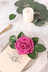 N&T NIETING Artificial Flowers, Foam Roses Perfect
