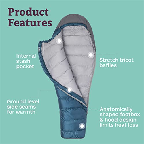 Marmot Ironwood Mummy Sleeping Bag DownFilled, Lightweight, 30