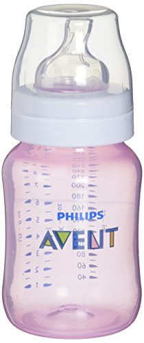 Philips avent anti-colic baby bottles, pink, 9 ounce (pack of 5)