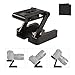 Z Flex Tilt Tripod Head Aluminum Alloy Folding Z Tilt Head Quick Release Plate Stand Holder for DSLR Compatible Slide Rail Camera Camcorder Tripod with Spirit Level for Canon Nikon Sony Pentax