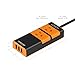 Power Strip with USB, Mountable Flat Plug Power Strip with 3 Outlets 3 USB Ports(Smart 3.1A)
