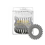Kitsch Hair Coils, Charcoal, 4 Count