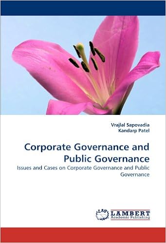 Corporate Governance And Public Governance Issues And Cases - 