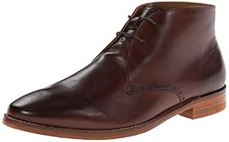 Cole Haan Cambridge Distressed Oiled Brown Leather... | Depop Men’s Cole Haan Cambridge Chukka, dark brown boot. display picture 1