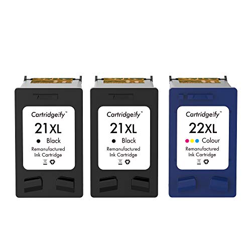 Cartridgeify-21XL-22XL-Compatible-con-HP-21-22-XL-Cartuchos-de-Tinta-para-HP-PSC-1410-Officejet-4315-Deskjet-3940-D1530-D2360-D2460-F380-F2180-F2224-F4180
