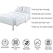 TEKAMON Premium 4 Piece Bed Sheet Set 1800 Thread Count Bedding 100% Microfiber Polyester - Silky Soft, Warm, Breathable, Cooling, Wrinkle Free - 10-16