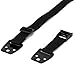 TV Child Proofing and Furniture Anti-Tip Straps, with 1 bolts Free Door Fingers Guard and 4 screws Free Corner Protectors , Heavy Duty Metal Parts – Furniture and TV Mounting Hardware Included (black)