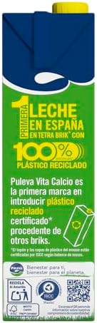 Calcio Leche Semidesnatada - Pack 6 x 1Lt