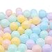 TRENDBOX 100 Ball - Macaron Colors Pit Balls Non-Toxic Free BPA Soft Plastic Balls for Ball Pit Play Tent Baby Playhouse Pool Birthday Party Decoration