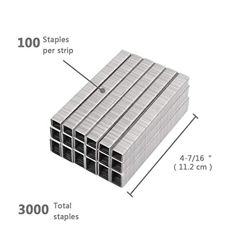 2 Gauge+Staples+Crown+Length+3000+Pack