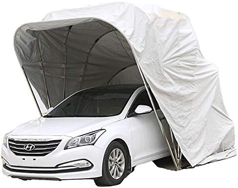 屋外の日焼け止めの折りたたみガレージ 望遠鏡の携帯車の避難所 シンプルな駐車場 折りたたみ式カーポート 家庭用駐車場