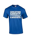 Funny Guitar T-Shirt Education Is Important