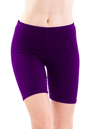 fashion line women's purple shorts