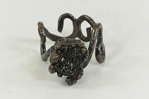 Black Tourmaline Size 7 Copper Ring