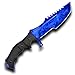 FadeCase Huntsman Sapphire - Real CSGO Knife Skin Counter Strike Global Offensive Full Tang Fixed Blade Unique Serial Number