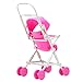 Wrisky New Assembly Pink Baby Stroller Trolley Nursery Furniture Toys For Barbie Doll
