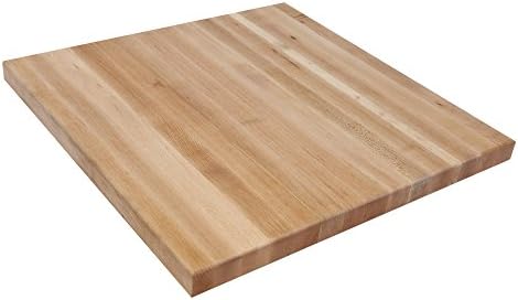 24" x 24" x 1-3/4" Maple Butcher Block 1-3/4" Thick, 24" Wide
