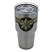 Marvel Big Mouth Tumbler - 30 oz. Stainless Steel Portable Beverage Tumbler - Spill Proof & Double Walled Tumbler, Captain Marvel Shield
