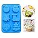 Silicone molds,LKE Muffin Pan Halloween Limited Edition cupcakes liners Nonstick silicone pans baking Mold for Jello/Cookie/Chocolate/Candy /Ice/Cake